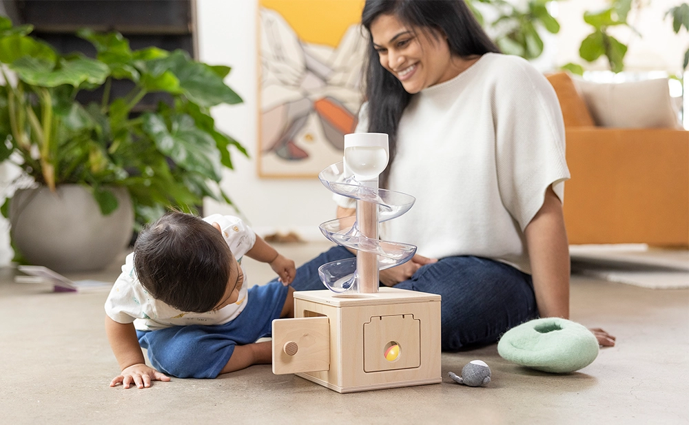 Slide & Seek Ball Run from The Babbler Play Kit