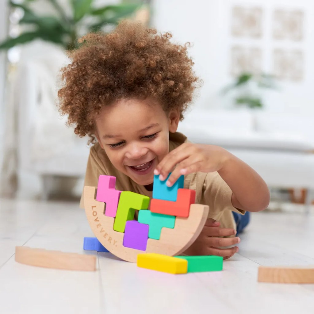Wooden Wobble Puzzle from The Problem Solver Play Kit